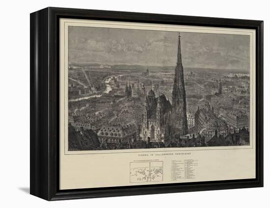 Vienna in 1873, Looking North-East-Henry William Brewer-Framed Premier Image Canvas