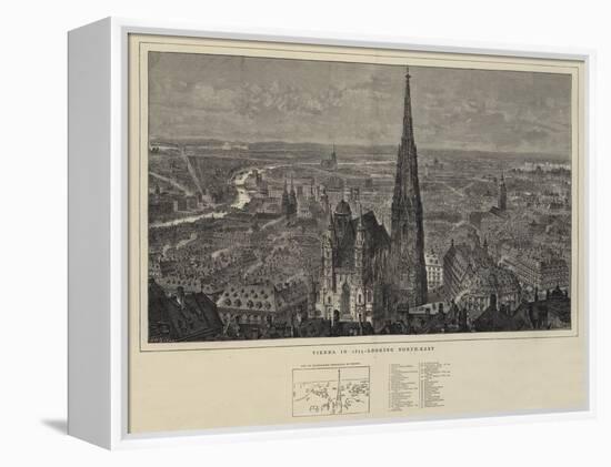 Vienna in 1873, Looking North-East-Henry William Brewer-Framed Premier Image Canvas