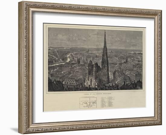 Vienna in 1873, Looking North-East-Henry William Brewer-Framed Giclee Print