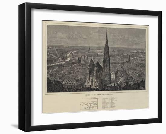 Vienna in 1873, Looking North-East-Henry William Brewer-Framed Giclee Print