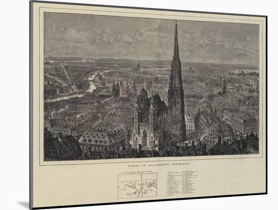 Vienna in 1873, Looking North-East-Henry William Brewer-Mounted Giclee Print