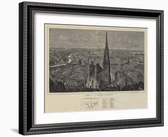 Vienna in 1873, Looking North-East-Henry William Brewer-Framed Giclee Print