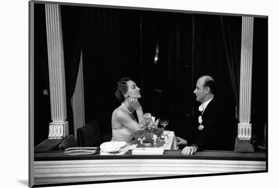 Vienna operaball ,carnival season. Couples, dance a waltz, 1958.-Erich Lessing-Mounted Photographic Print