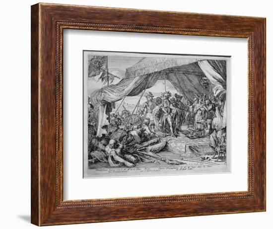 Vienna Print Cycle, Entry of Emperor Leopold (1640-1705) into the Tent of the Grand Vizier, 1683 (E-Romeyn De Hooghe-Framed Giclee Print