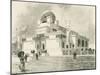 Vienna Secession Building Designed by Joseph Maria Olbrich, 1898, Austria Engraving-null-Mounted Giclee Print