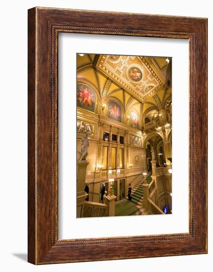 Vienna State Opera House, Vienna, Austria, Europe-Neil Farrin-Framed Photographic Print