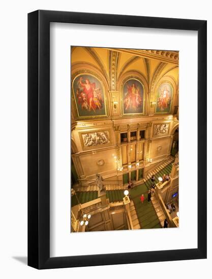 Vienna State Opera House, Vienna, Austria, Europe-Neil Farrin-Framed Photographic Print