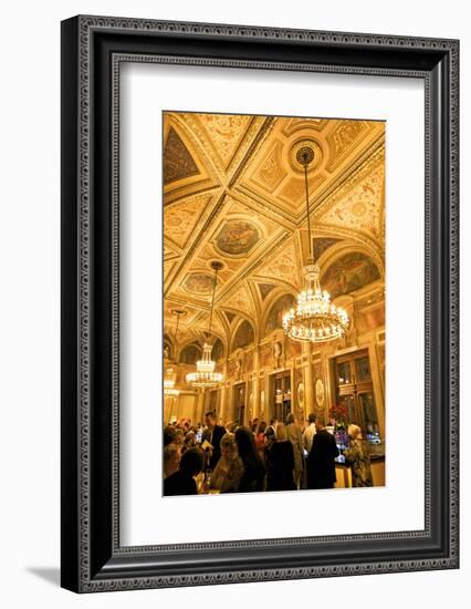 Vienna State Opera House, Vienna, Austria, Europe-Neil Farrin-Framed Photographic Print