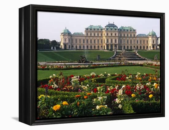 Vienna, the Belvedere Is a Baroque Palace Complex Built by Prince Eugene of Savoy, Austria-Paul Harris-Framed Premier Image Canvas