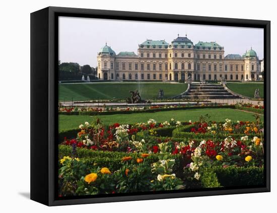 Vienna, the Belvedere Is a Baroque Palace Complex Built by Prince Eugene of Savoy, Austria-Paul Harris-Framed Premier Image Canvas