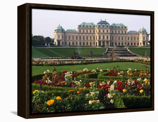 Vienna, the Belvedere Is a Baroque Palace Complex Built by Prince Eugene of Savoy, Austria-Paul Harris-Framed Premier Image Canvas