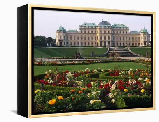 Vienna, the Belvedere Is a Baroque Palace Complex Built by Prince Eugene of Savoy, Austria-Paul Harris-Framed Premier Image Canvas