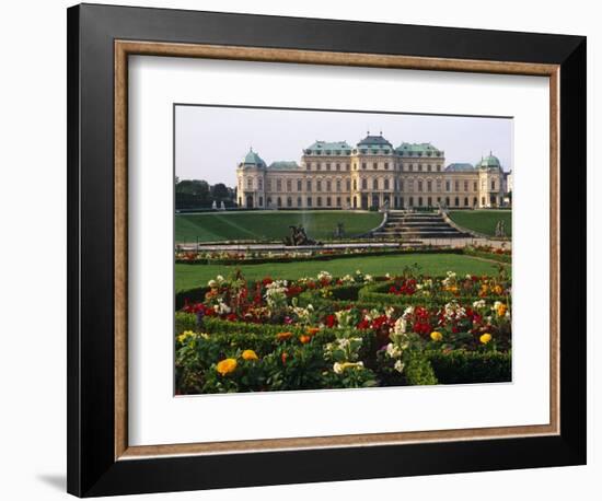 Vienna, the Belvedere Is a Baroque Palace Complex Built by Prince Eugene of Savoy, Austria-Paul Harris-Framed Photographic Print