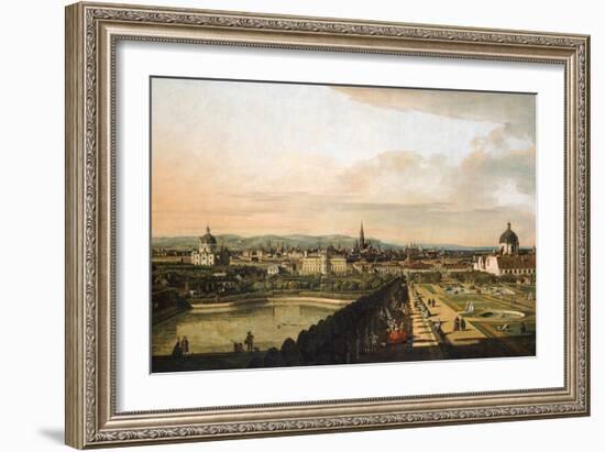 Vienna Viewed from the Belvedere Palace, 1759-1760-Bernardo Bellotto-Framed Giclee Print