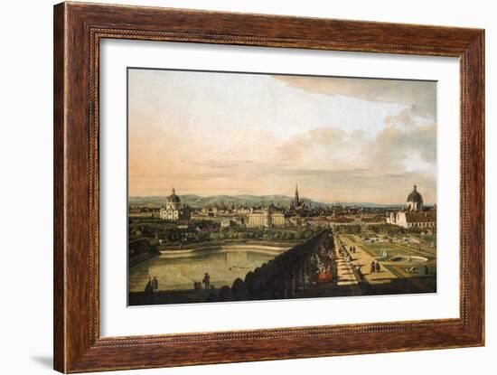 Vienna Viewed from the Belvedere Palace, 1759-1760-Bernardo Bellotto-Framed Giclee Print