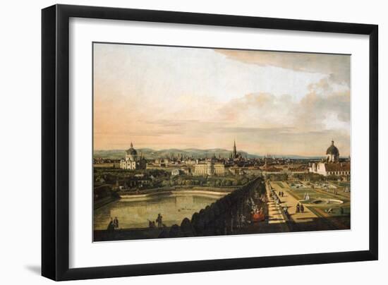 Vienna Viewed from the Belvedere Palace, 1759-1760-Bernardo Bellotto-Framed Giclee Print