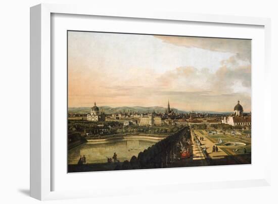 Vienna Viewed from the Belvedere Palace, 1759-1760-Bernardo Bellotto-Framed Giclee Print