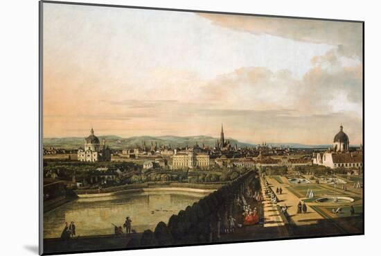 Vienna Viewed from the Belvedere Palace, 1759-1760-Bernardo Bellotto-Mounted Giclee Print