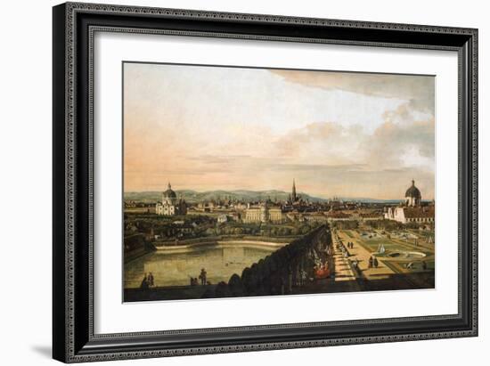 Vienna Viewed from the Belvedere Palace, 1759-1760-Bernardo Bellotto-Framed Giclee Print