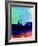 Vienna Watercolor Skyline-NaxArt-Framed Art Print