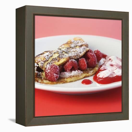 Viennese Raspberry Omelette-Fridhelm Volk-Framed Premier Image Canvas