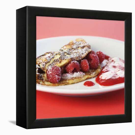 Viennese Raspberry Omelette-Fridhelm Volk-Framed Premier Image Canvas