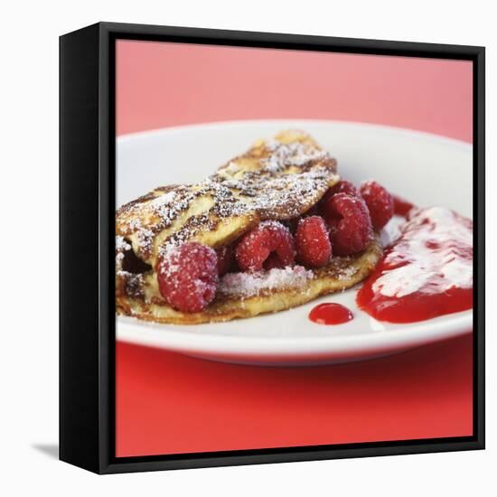 Viennese Raspberry Omelette-Fridhelm Volk-Framed Premier Image Canvas