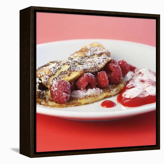 Viennese Raspberry Omelette-Fridhelm Volk-Framed Premier Image Canvas