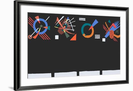 Vier Eckstucke, 1922-Wassily Kandinsky-Framed Premium Giclee Print