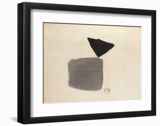 Viereck Und Dreieck, c.1948-Julius Bissier-Framed Art Print