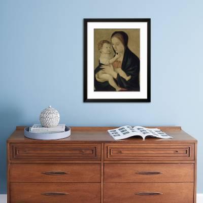 Vierge A L Enfant Giclee Print By Giovanni Bellini Art Com