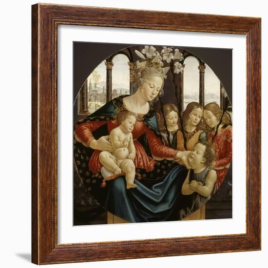 Vierge à l'Enfant-Domenico Ghirlandaio-Framed Giclee Print