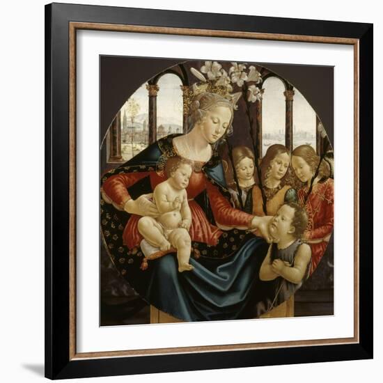 Vierge à l'Enfant-Domenico Ghirlandaio-Framed Giclee Print