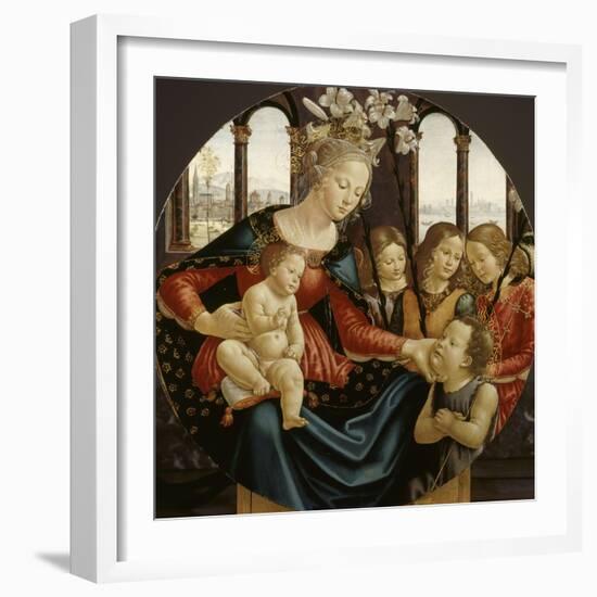 Vierge à l'Enfant-Domenico Ghirlandaio-Framed Giclee Print