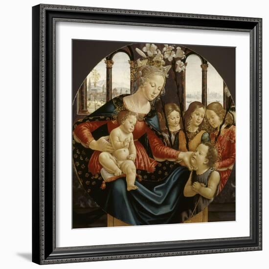 Vierge à l'Enfant-Domenico Ghirlandaio-Framed Giclee Print