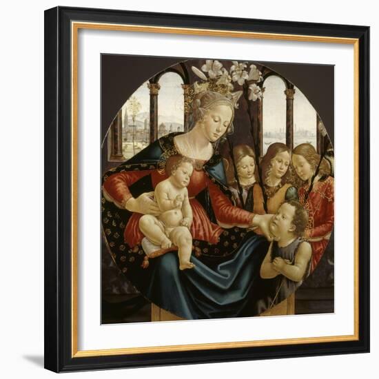 Vierge à l'Enfant-Domenico Ghirlandaio-Framed Giclee Print