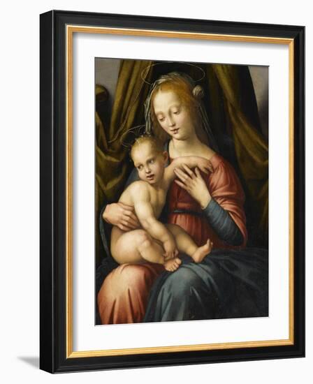 Vierge à l'Enfant-Raffaello Sanzio-Framed Giclee Print