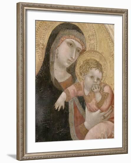 Vierge à l'Enfant-Ambrogio Lorenzetti-Framed Giclee Print