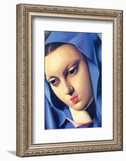 Vierge Bleue-Tamara de Lempicka-Framed Premium Giclee Print