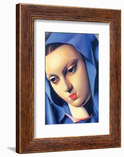 Vierge Bleue-Tamara de Lempicka-Framed Premium Giclee Print