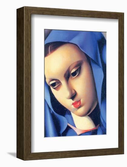 Vierge Bleue-Tamara de Lempicka-Framed Premium Giclee Print