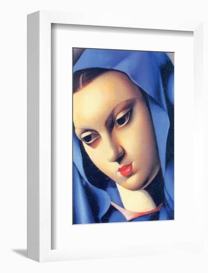 Vierge Bleue-Tamara de Lempicka-Framed Premium Giclee Print