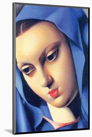 Vierge Bleue-Tamara de Lempicka-Mounted Premium Giclee Print