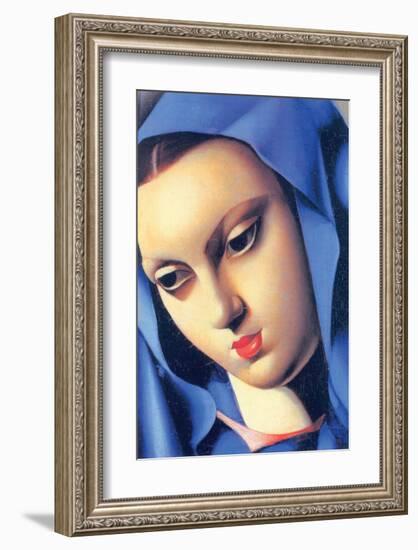 Vierge Bleue-Tamara de Lempicka-Framed Premium Giclee Print