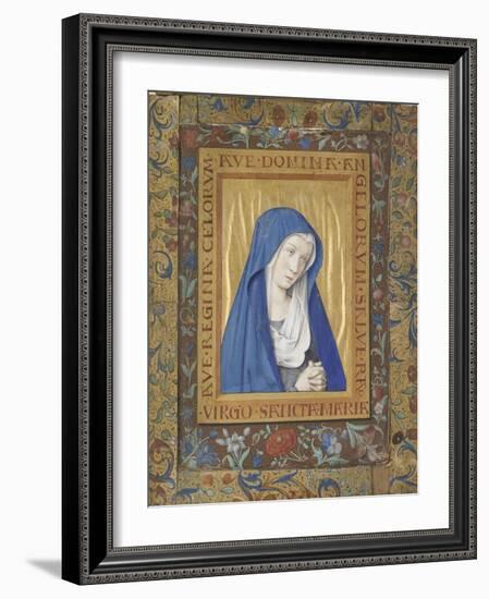 Vierge en prière-Jean Bourdichon-Framed Giclee Print