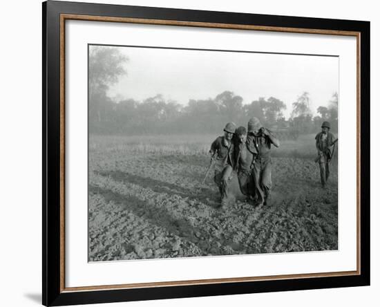 Viet Cong Attack-Associated Press-Framed Photographic Print