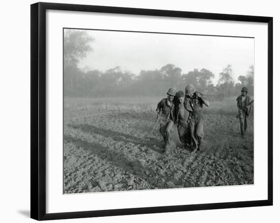 Viet Cong Attack-Associated Press-Framed Photographic Print