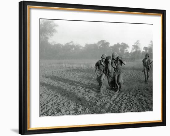Viet Cong Attack-Associated Press-Framed Photographic Print