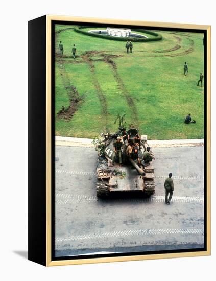 Vietnam Capture Tanks-Yves Billy-Framed Premier Image Canvas