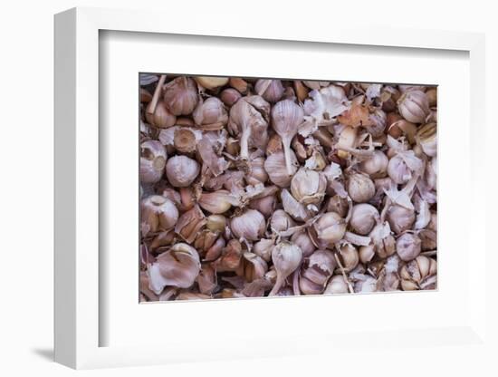 Vietnam, Dien Bien Phu. City Market, Garlic-Walter Bibikow-Framed Photographic Print